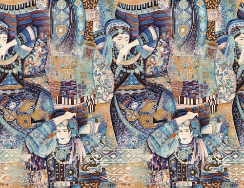 Tapeta orientalna Arte 97642 Odisha Dance Decors & Panoramiques