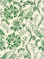 Tapeta Kwiaty i Ptaki Mind The Gap FOLK EMBROIDERY Fern Green WP30015 Transylvanian Roots