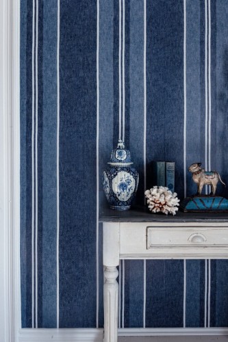 Tapeta Pasy Mind The Gap SZEPVIZ Indigo WP30031 Transylvanian Roots