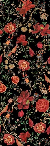 Tapeta kwiatowe Pnącza i Ptaki Mind The Gap TRANSSILVANIAE FLORILEGIUM Dark WP20557 Transylvanian Roots