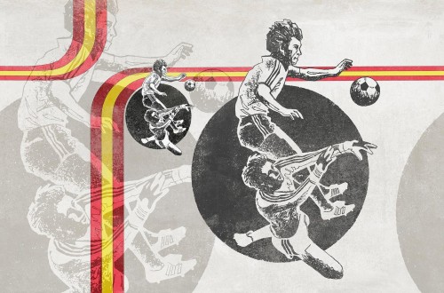 Fototapeta Futbol Tecnografica 78885-1 FOOTBALL 82 ORIGINAL Panini