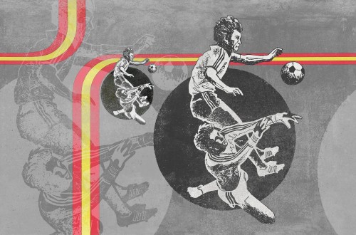 Fototapeta Futbol Tecnografica 78885-2 FOOTBALL 82 GREY Panini