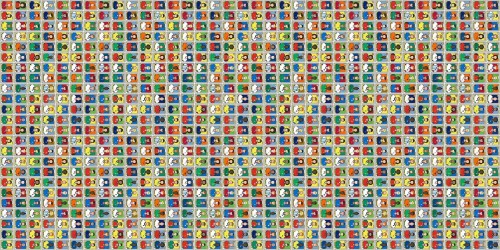 Fototapeta Piłkarze Retro Tecnografica 78893-4 FANTASTICKER SMALL Panini