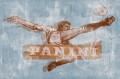 Fototapeta Piłka Nożna Tecnografica 78896-4 ROVESCIATA CLASSICA VINTAGE-BLUE Panini