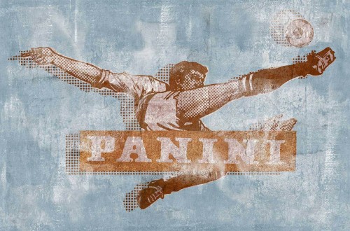 Fototapeta Piłka Nożna Tecnografica 78896-4 ROVESCIATA CLASSICA VINTAGE-BLUE Panini