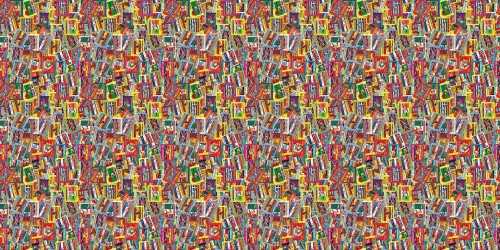 Fototapeta Kolarz Retro Tecnografica 78956-1 INTERNATIONAL PACKETS ORIGINAL Panini