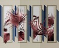 Fototapeta Liście Nowoczesna London Art 21001 01 Front View Exclusive Wallpaper 2021
