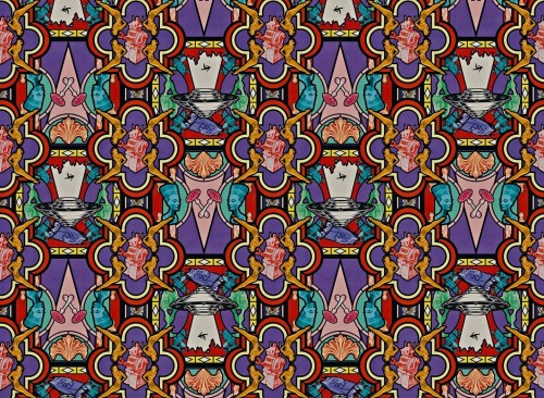 Fototapeta Witraż Nowoczesny London Art 21007 02 Vitrail Exclusive Wallpaper 2021