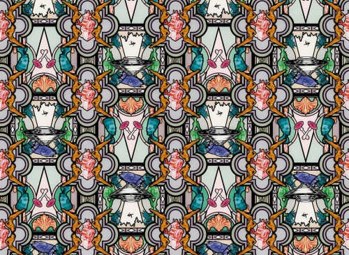 Fototapeta Witraż Nowoczesny London Art 21007 03 Vitrail Exclusive Wallpaper 2021