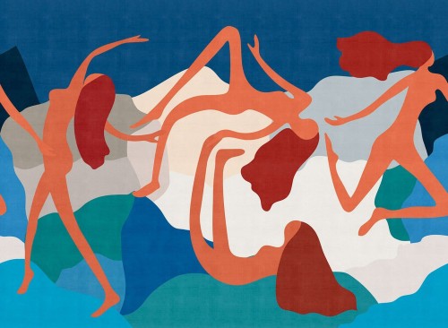 Fototapeta Artystyczna London Art 21036 02 Les Bacchantes Exclusive Wallpaper 2021