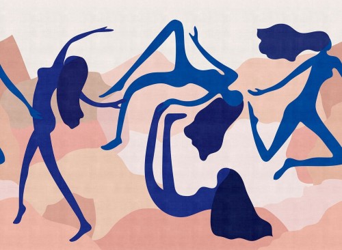 Fototapeta Artystyczna London Art 21036 04 Les Bacchantes Exclusive Wallpaper 2021