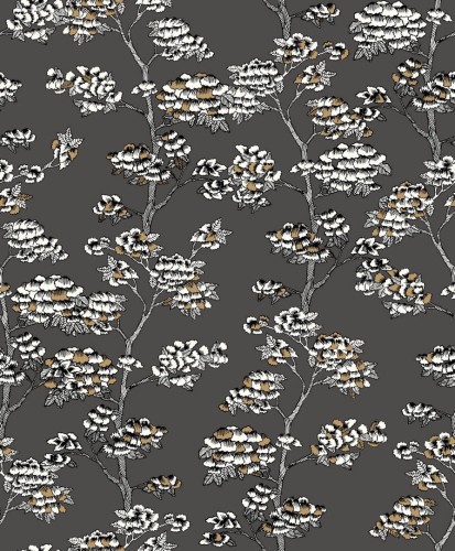 Tapeta w drzewa Caselio NGR102999062 Jardin De Kyoto Nos Gravures