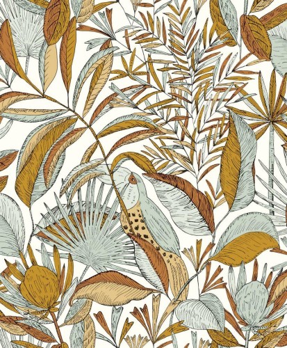 Tapeta egzotyczna Caselio NGR103012479 Jardin De Bel Air Nos Gravures