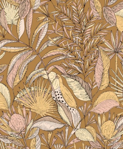 Tapeta egzotyczna Caselio NGR103014269 Jardin De Bel Air Nos Gravures