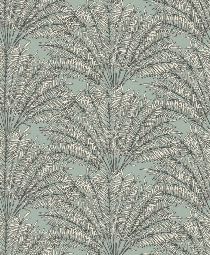 Tapeta w palmy Caselio NGR103027058 Jardin D'Alhambra Nos Gravures