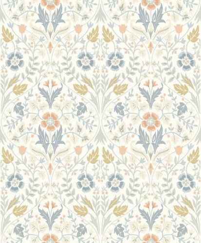 Tapeta Roślinny Ornament Casadeco ARCR86336105 Archibald Arts & Crafts