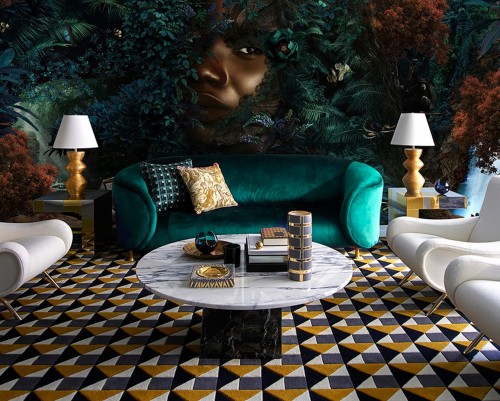 Tapeta Tropikalny Las Muance MU13010 Ubuntu Forest Amber