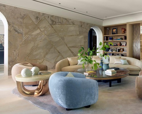 Tapeta Nowoczesna Muance MU13016 Abacus Amber