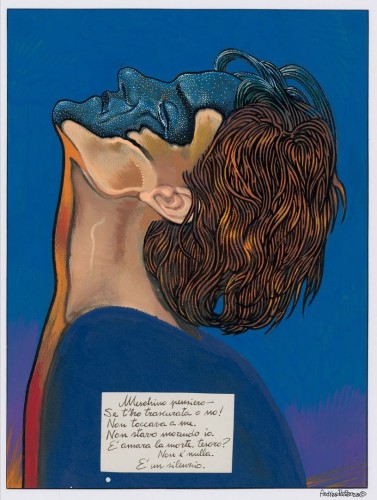 Fototapeta Twarz 75756-1 Campofame Originale Andrea Pazienza