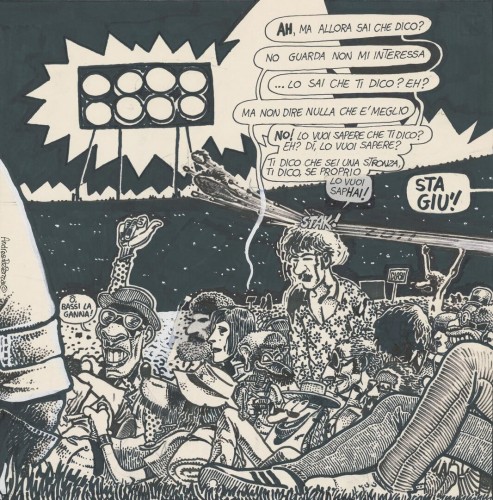 Fototapeta jak komiks 75758-1 Pentothal Originale Andrea Pazienza