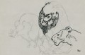 Fototapeta zwierzęta 75761-2 Bestiario GREY Andrea Pazienza