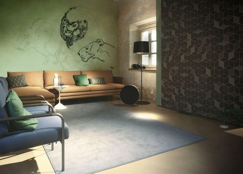 Fototapeta zwierzęta 75761-3 Bestiario GREEN Andrea Pazienza