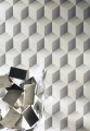 Tapeta Sześciany Metaliczna Casadeco PERP28350109 Square 3D Perception