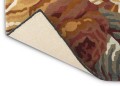 Dywan kwiaty Stapleton Par Navy Burnt Orange 45318 Sanderson