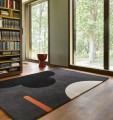 Dywan nowoczesny kwiat szary Geo Flower Graphite 60605 Orla Kiely