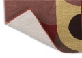 Dywan geometryczny czerwony Decor Cosmo Red Pale Green 095203 Brink & Campman