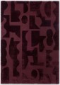 Dywan geometryczny Twinset Mural Burgundy 121100 Brink & Campman