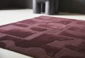 Dywan geometryczny Twinset Mural Burgundy 121100 Brink & Campman