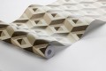 Mural geometryczny 3D Boras Tapeter Boxes 2280 Treasured