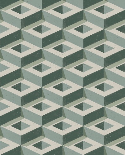 Mural geometryczny 3D Boras Tapeter Boxes 2281 Treasured