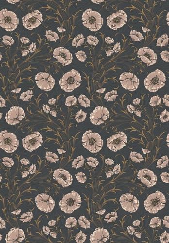 Tapeta w kwiaty Boras Tapeter Poppy Flow 2268 Treasured