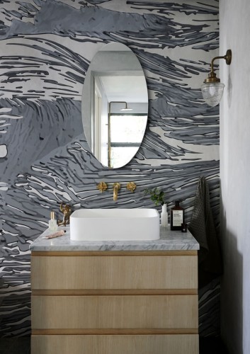 Tapeta pod prysznic Wall&Deco WET_AS2101 Aqua Silence WET SYSTEM 2021