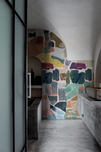 Tapeta pod prysznic Wall&Deco WET_DE2101 Dedalo WET SYSTEM 2021