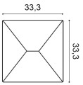 Panel ścienny 3D koperta W106 Envelop Orac Decor