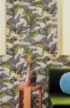 Tapeta w liście i owady Cole & Son 119/1005 Hoopoe Leaves Ardmore Jabula