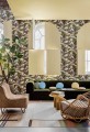Tapeta w liście i owady Cole & Son 119/1005 Hoopoe Leaves Ardmore Jabula
