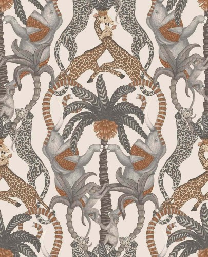 Tapeta Ornament Zwierzęta Cole & Son 119/2010 Safari Totem Ardmore Jabula