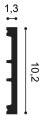 Listwa ścienna SX163 Orac Decor wys. 10,2cm