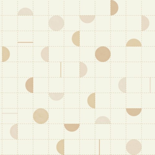 Tapeta geometryczna retro Caselio ARN102861020 Jump Around Around