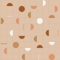 Tapeta geometryczna retro Caselio ARN102864021 Jump Around Around