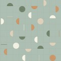 Tapeta geometryczna retro Caselio ARN102867062 Jump Around Around