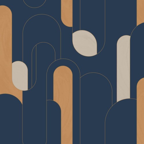 Tapeta w stylu Art-Deco Caselio ARN102876122 Up And Around Around