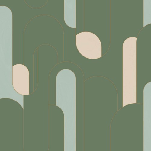 Tapeta w stylu Art-Deco Caselio ARN102877020 Up And Around Around