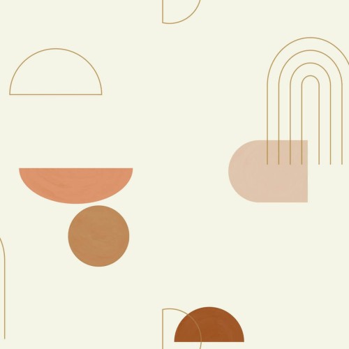 Tapeta geometryczna abstrakcja Caselio ARN102914021 Turn Around Around