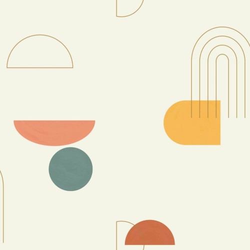 Tapeta geometryczna abstrakcja Caselio ARN102914623 Turn Around Around