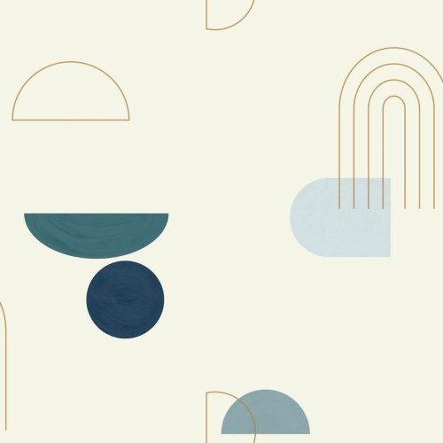 Tapeta geometryczna abstrakcja Caselio ARN102916029 Turn Around Around